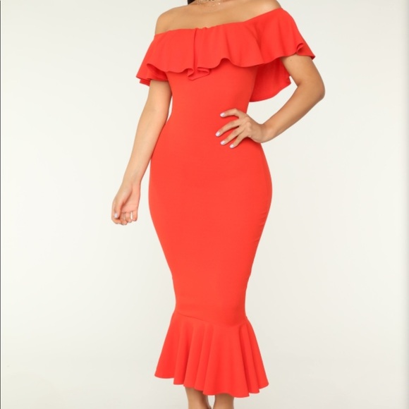 Fashion Nova Dresses & Skirts - Fashion Nova Off Shoulder Dress